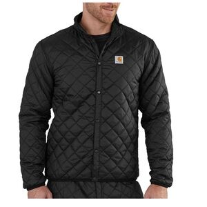 Carhartt 102316 Yukon Quilted Base Layer Top Jacket Black Men’s Size Medium